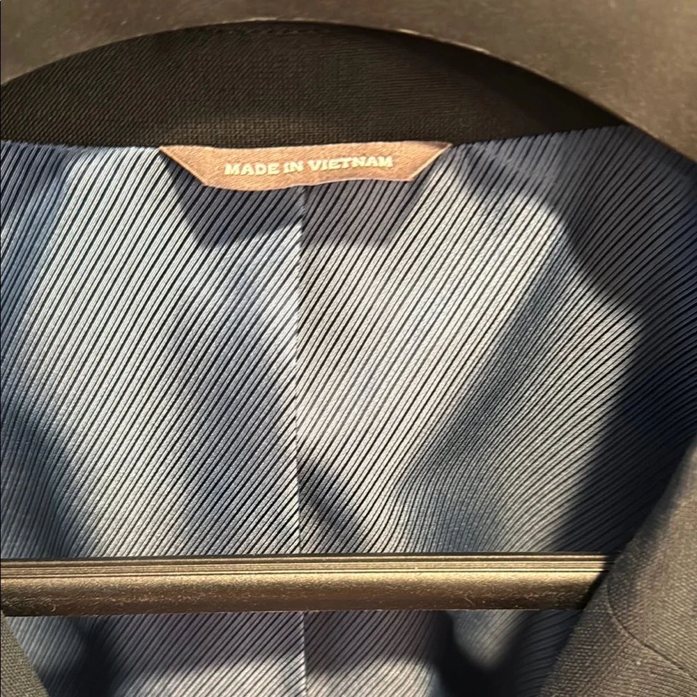 Oak Hill Men’s Perfect Fit Black Blazer 2 button size 50 Long